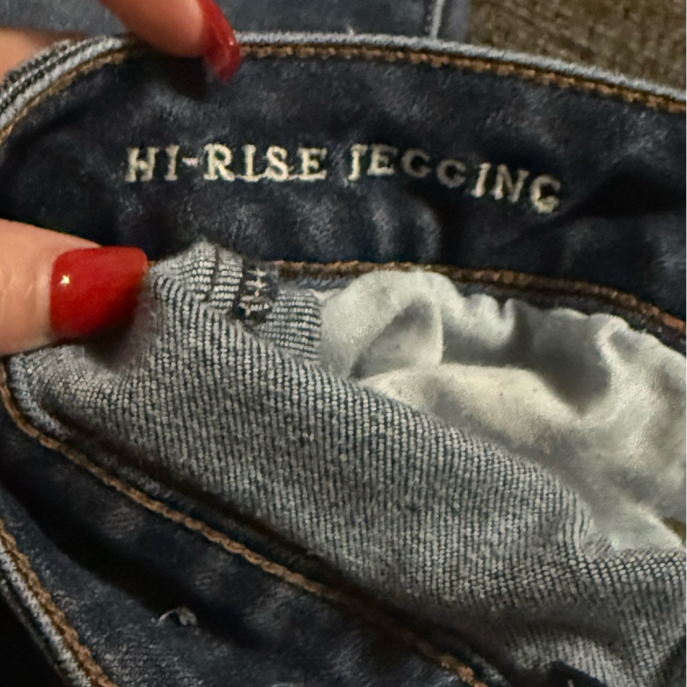American Eagle Super Super Stretch Hi-Rise Jeans Size 2 Short - Picture 9 of 9